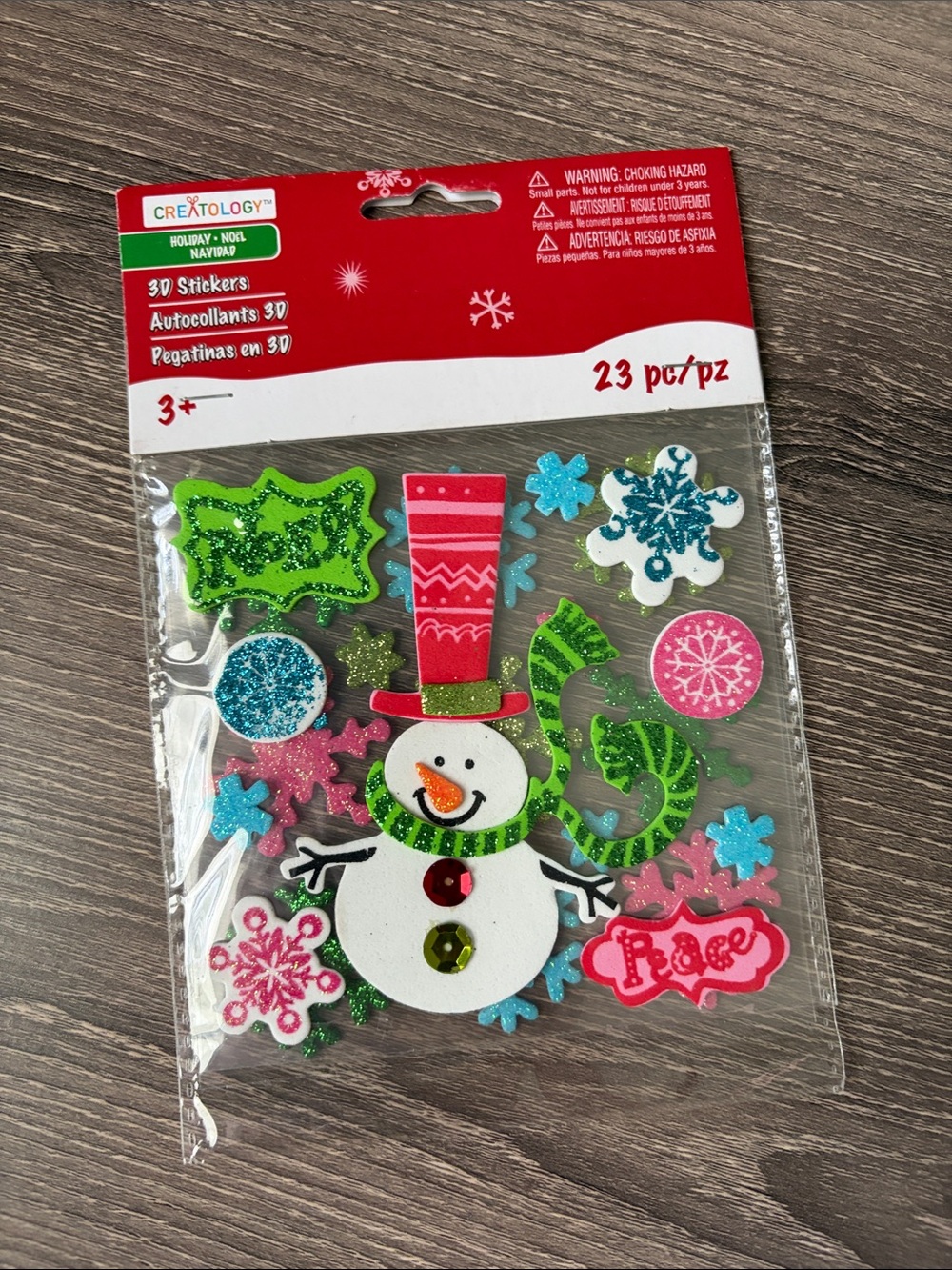 ❤️$2 Creatology Holiday 3D Stickers 23 Pieces